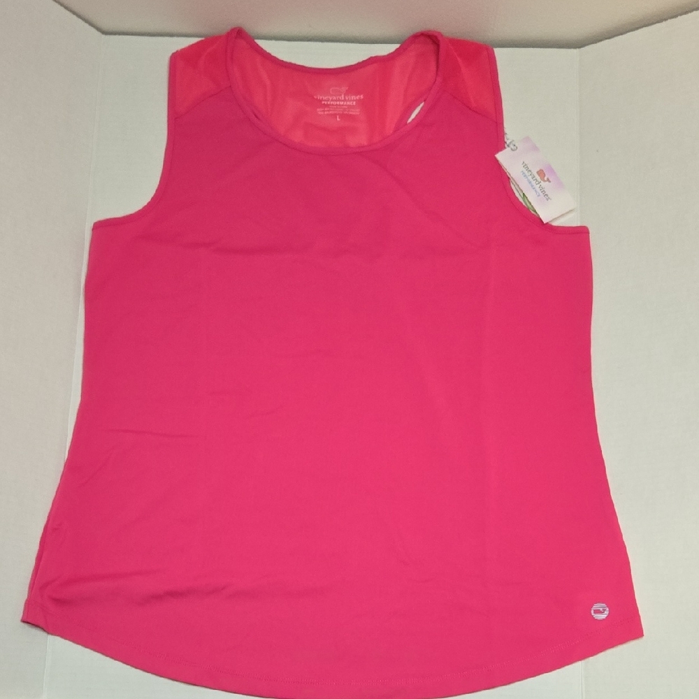 Vineyard Vines Bright Pink Tank Top
